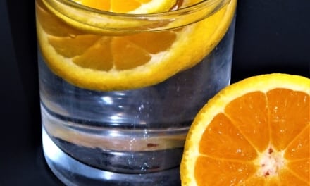 Ovocná voda: pomeranč