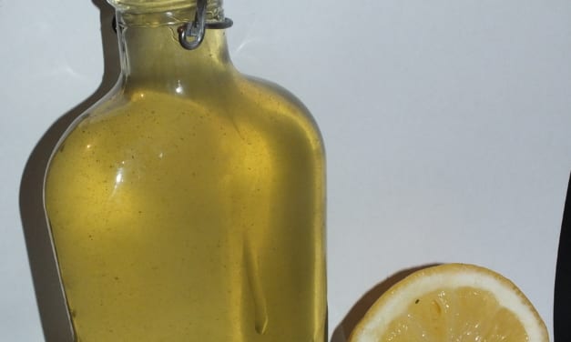 Bazalkový sirup s citrónem