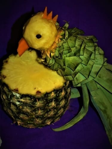 Papoušek z ananasu