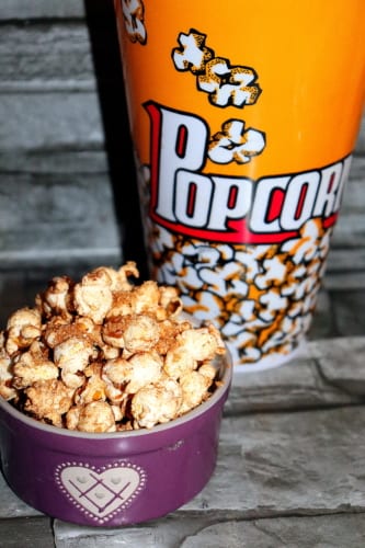 Sladký skořicový popcorn