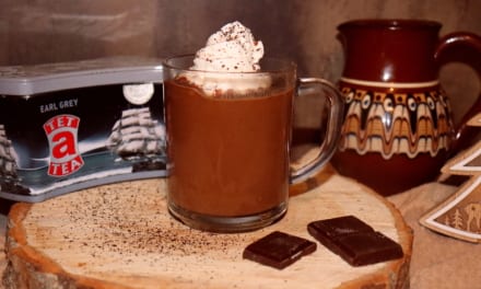 Horká čokoláda s čajem Earl grey