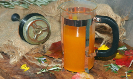 Zázvorový čaj s kurkumou (ajurvédský recept)